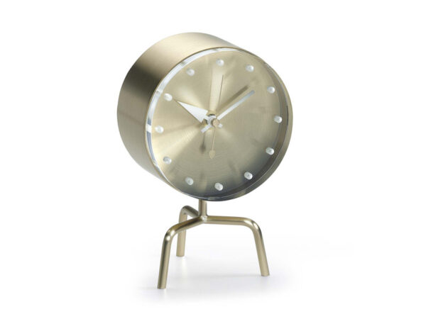 Tripod Bronze Clock